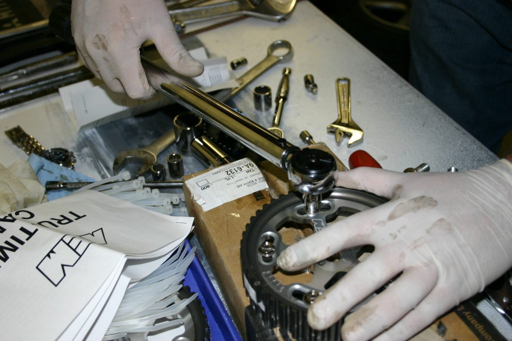 aem hks install 2003 evo IMG_6695